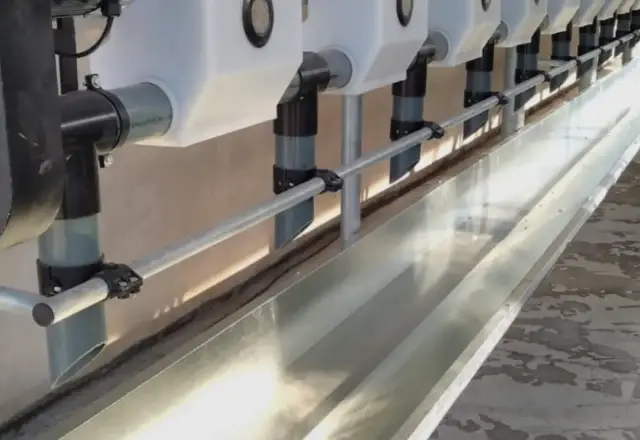 Instalación Rodeg en un tambo